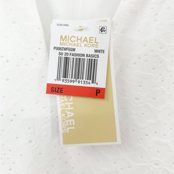 Michael Michael Kors Midi Dress In White - Picture 6 of 7